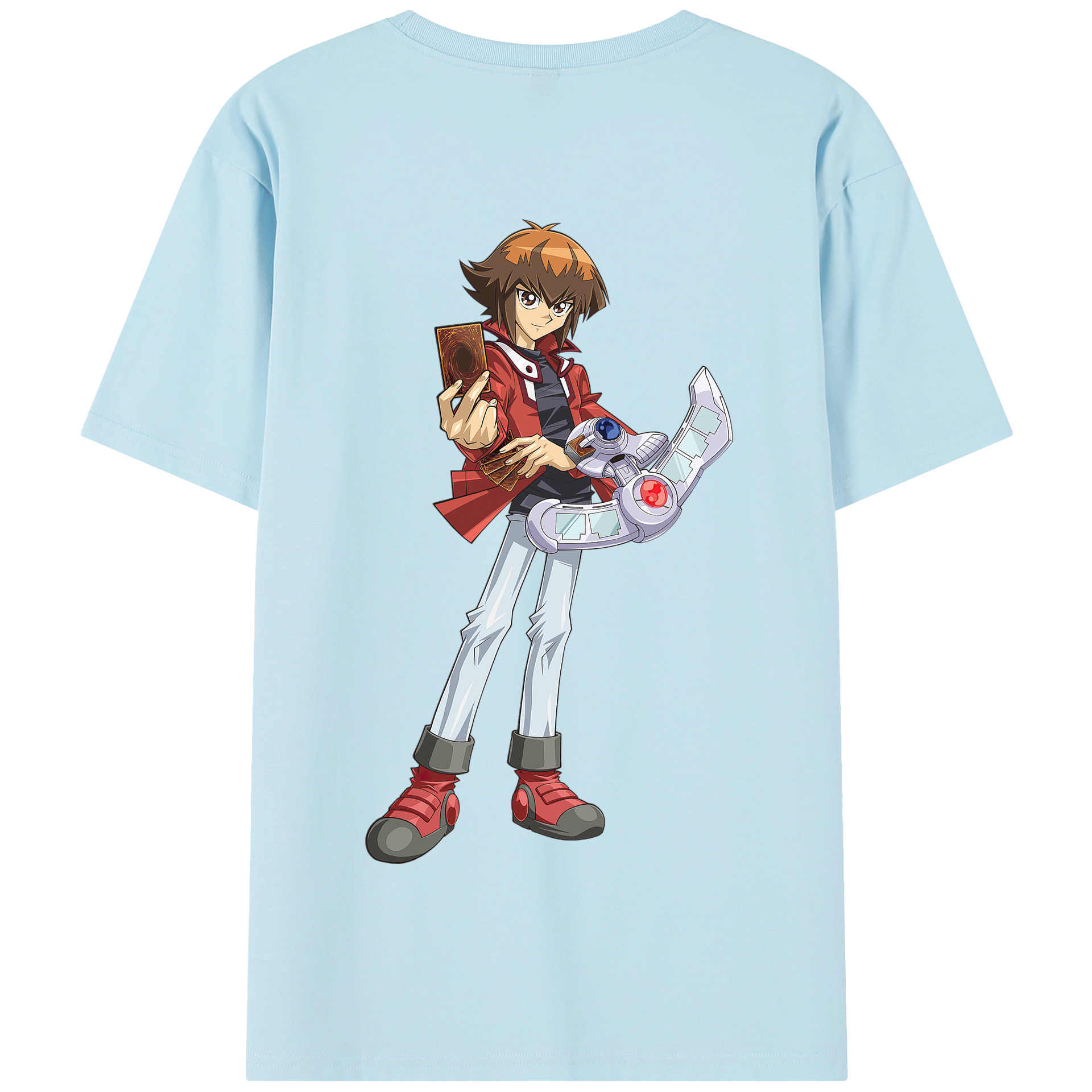 （画像用） 遊☆戯☆王 Yu-Gi-Oh! 綿100％半袖Tシャツ（背面プリント）